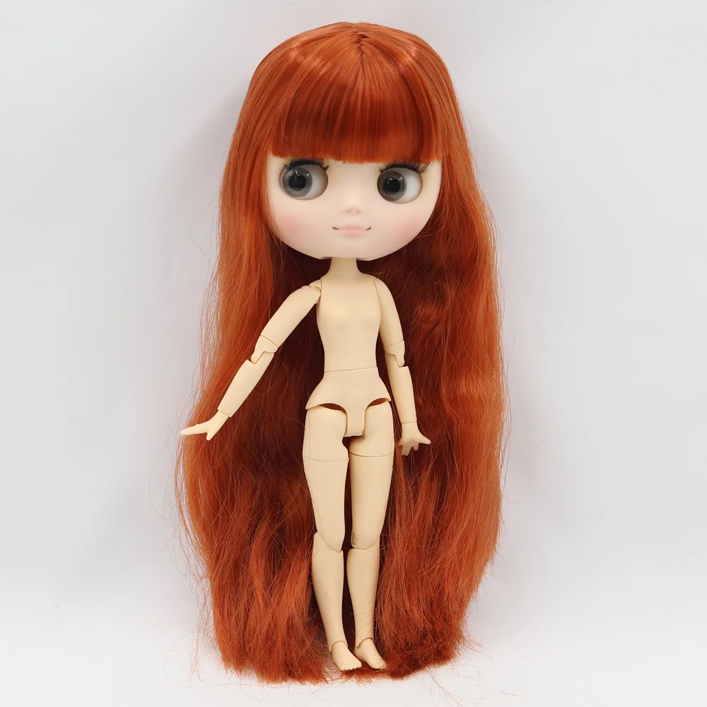 Кукла Middie blyth, Обнаженная, 20 см, шарнирное тело, матовое лицо с макияжем, серые глаза, мягкие волосы, сделай сам, игрушки, подарок с жестами