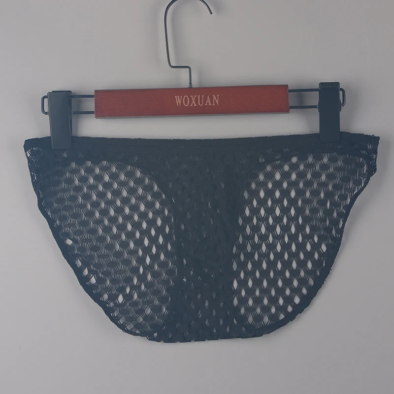 AIIOU сексуальное нижнее белье мужчины бикини трусы Прозрачная сетка прозрачный