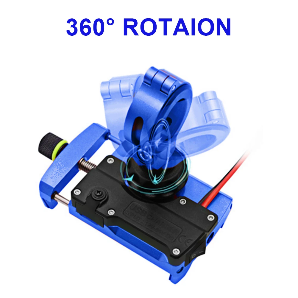 Велосипедный держатель для телефона на руль мотоцикла USB зарядное устройство