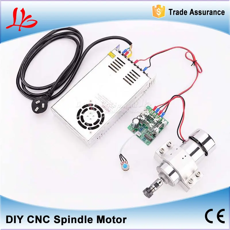 

Powerful 500W Brushless Spindle Motor High Speed ER11 DC 48V PCB CNC Engraving Machine Spindle C00006 Features: This motor is r