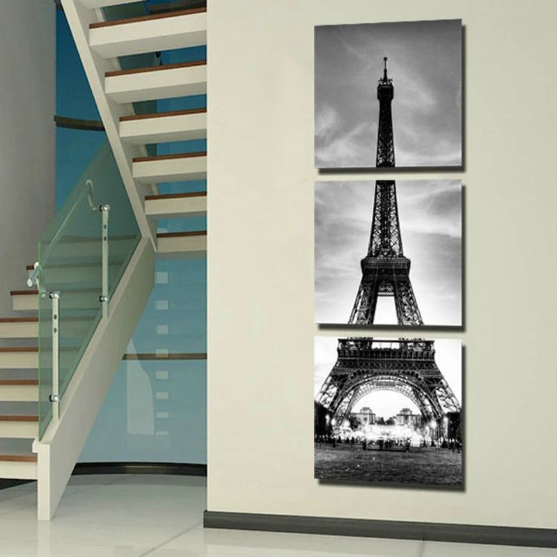 3 шт. настенные картины эйфелевая башня Парижа|art modern|wall artwall art modern |