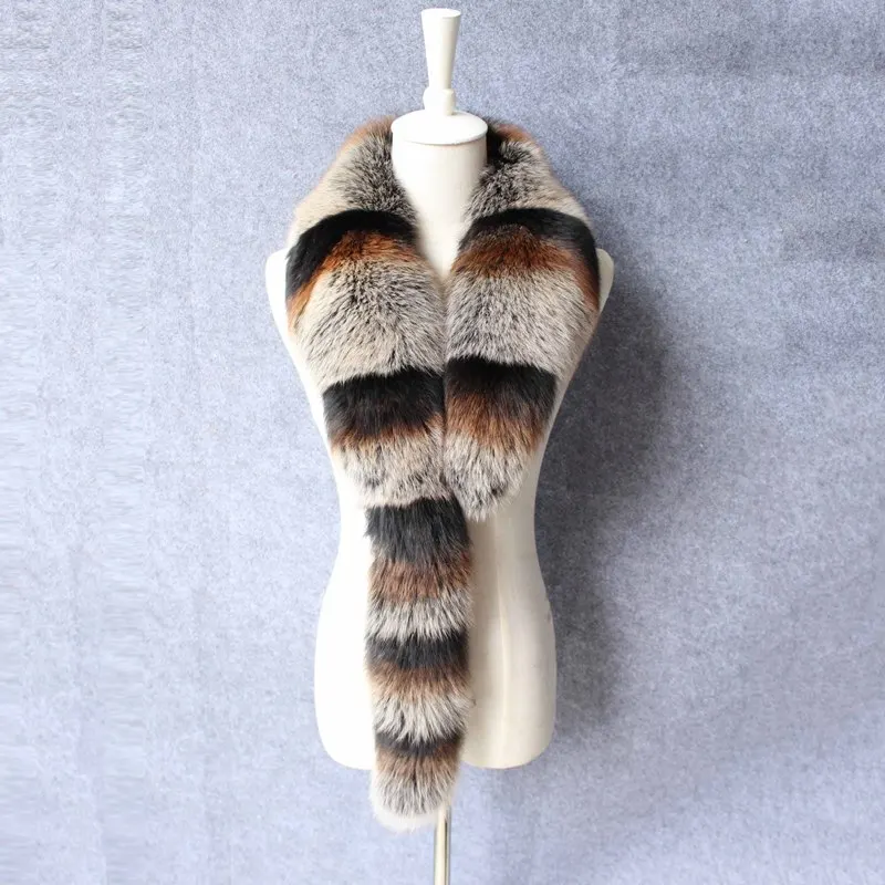 (TopFurMall) женские осенне-зимние шарфы из натурального Лисьего меха кольца на шею