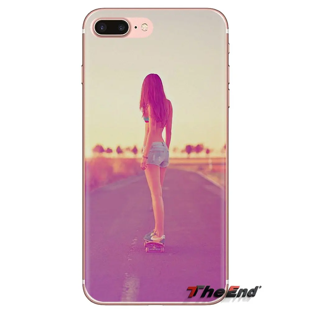 Для Samsung Galaxy J1 J2 J3 J4 J5 J6 J7 J8 Plus 2018 Prime 2015 2016 2017 прозрачный мягкий чехол сумка Скейтер