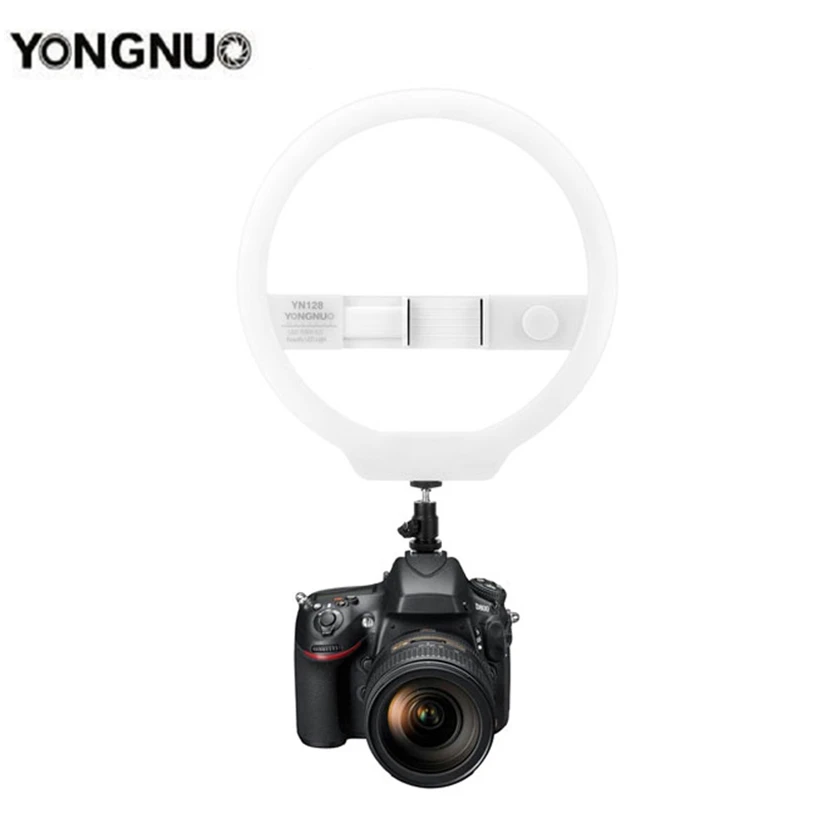 Кольцевой светильник YONGNUO YN128 светодиодный розовый для