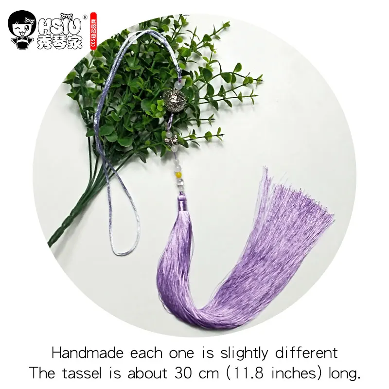 

HSIU Flute Yupei Tassel Embroidery hair band Grandmaster of Demonic Cultivation Cosplay Headwear props Mo Dao Zu Shi Halloween