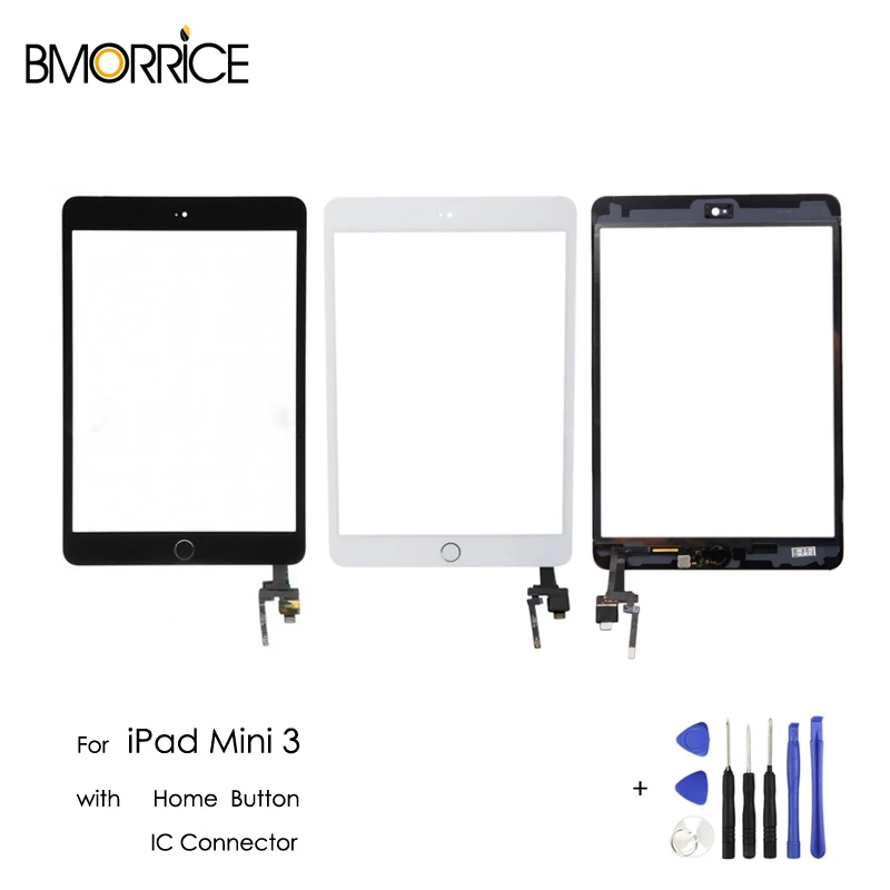 Оригинал/OEM Сенсорный экран для iPad Mini 3 A1599 A1600 A1601 дигитайзер сборки спереди Стекло