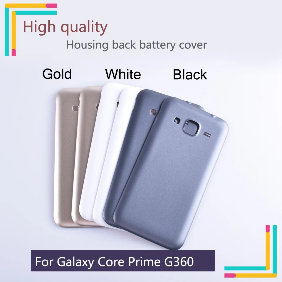 Новая задняя дверь для Samsung Galaxy Core Prime G360 корпус крышка чехлы телефонов с