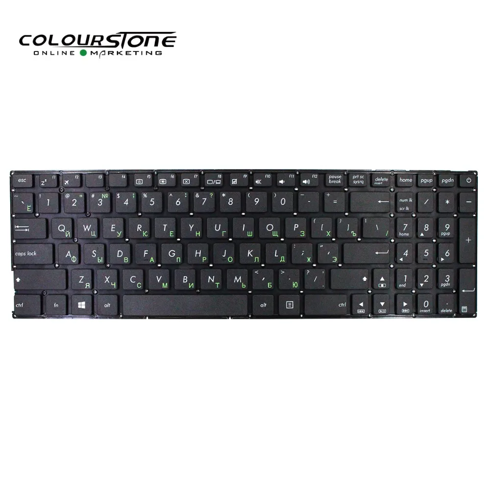 X540 RU Клавиатура для ноутбука ASUS X540L X540LA X544 X540LJ X540S X540SA X540SC R540 R540L Россия черный