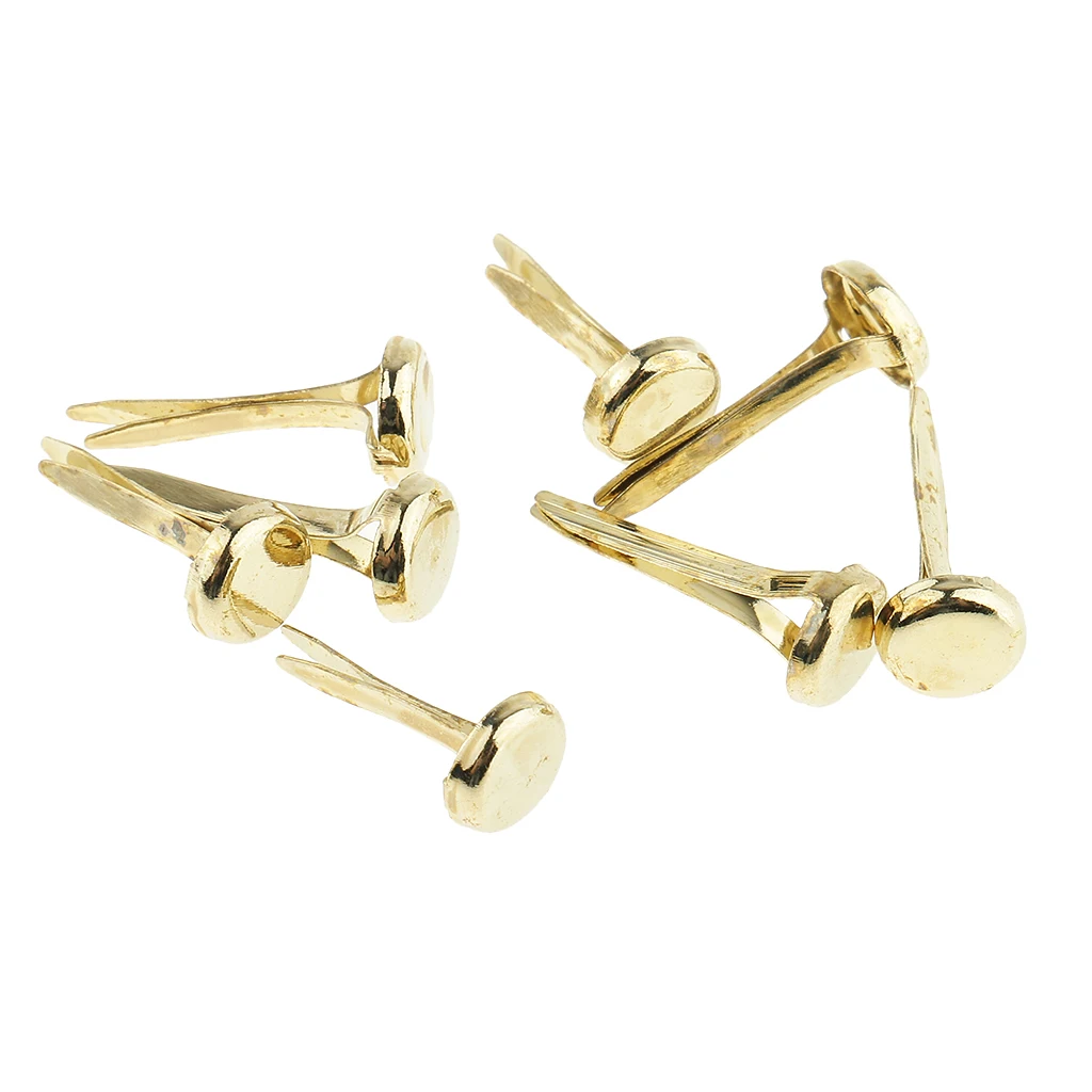 Золотистые металлические штифты 200 шт. для скрапбукинга бумажные украшения 8