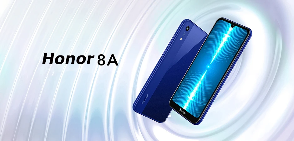 Смартфон HONOR 8A с глобальной ПЗУ 6,09 дюйма MT6765 Восьмиядерный Android 9,0 разблокировка лица 3020 мАч мобильный телефон