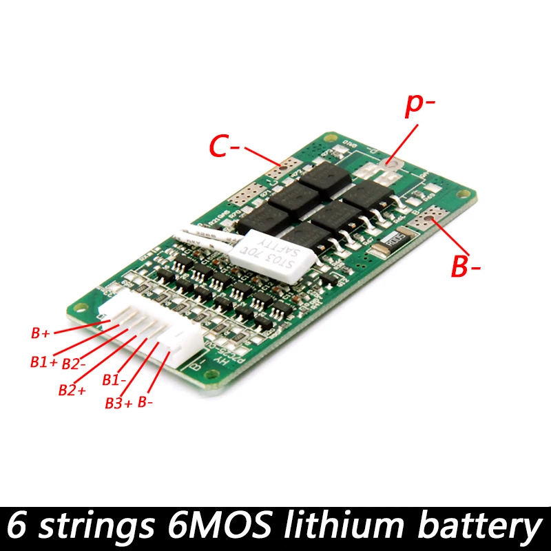 Литий-ионный аккумулятор LiitoK 6S 24V 15A BMS 24v для электрического велосипеда 8Ah 10Ah 12Ah с
