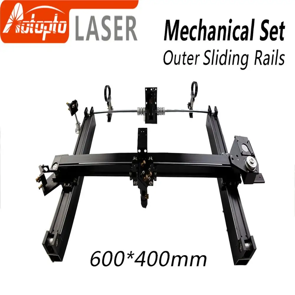 

Набор механических деталей 600*400 мм, внешние скользящие рельсы, комплекты запасных частей для DIY 6040 CO2 Лазерная гравировальная режущая машина