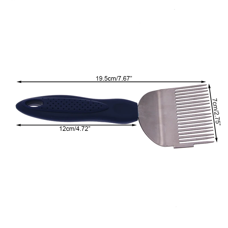 

DLKKLB 1 Pcs New Design Convenience Straight Needles Uncapping Fork Bee Honey Cutting Tool Shovel Blue Beekeeping Supplies