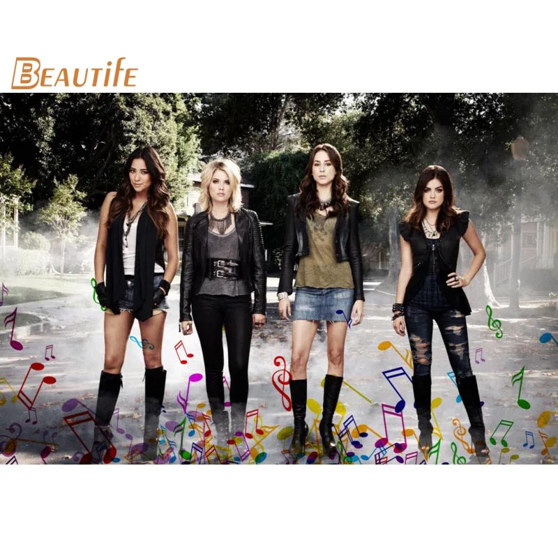 Новое поступление Little Liars и плакат ткань Шелковый украшения дома настенный