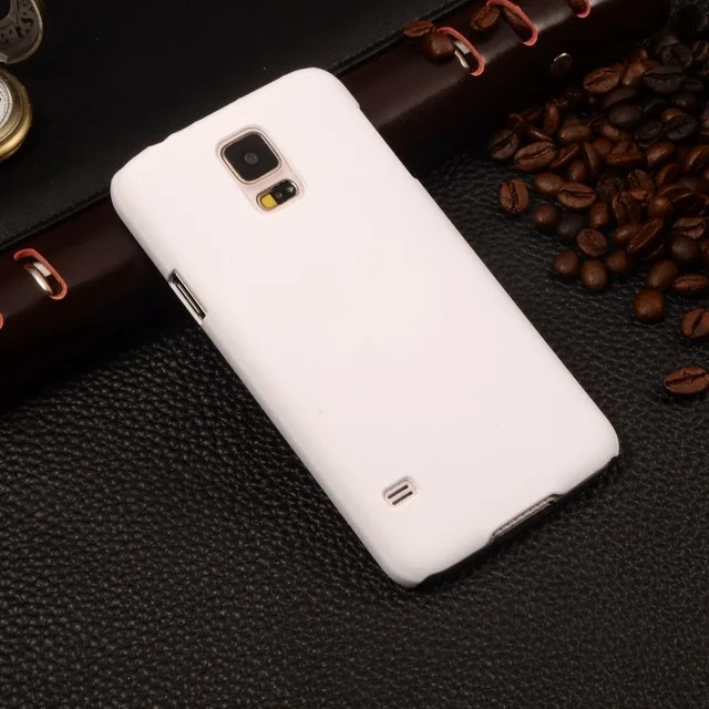 White S5 mini матовое прорезиненное покрытие жесткий пластиковый чехол для samsung Galaxy S5 Mini S5Mini G800 4," Задний защитный чехол для телефона s - Цвет: White