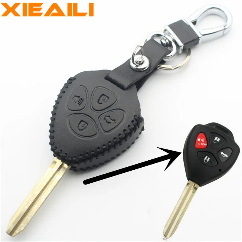 Чехол XIEAILI из натуральной кожи для Toyota Camry/Avalon/Corolla/Matrix/RAV4/Venza/Yaris S04|Футляр