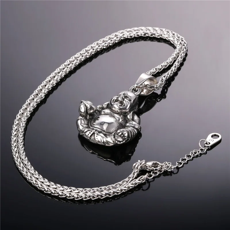 Ожерелье &quotБудда&quot и подвески из нержавеющей стали золотого цвета оптовая