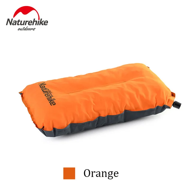 orange Naturehike Самонадувающийся Автоматическая надувные воздушной подушке путешествия Портативный Подушка Открытый Отдых Путешествия талии Поддержка подушка - Цвет: orange