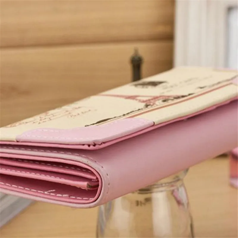 Кошелек женский длинный с бабочкой и башней|purse female|woman wallet butterflylong purse |