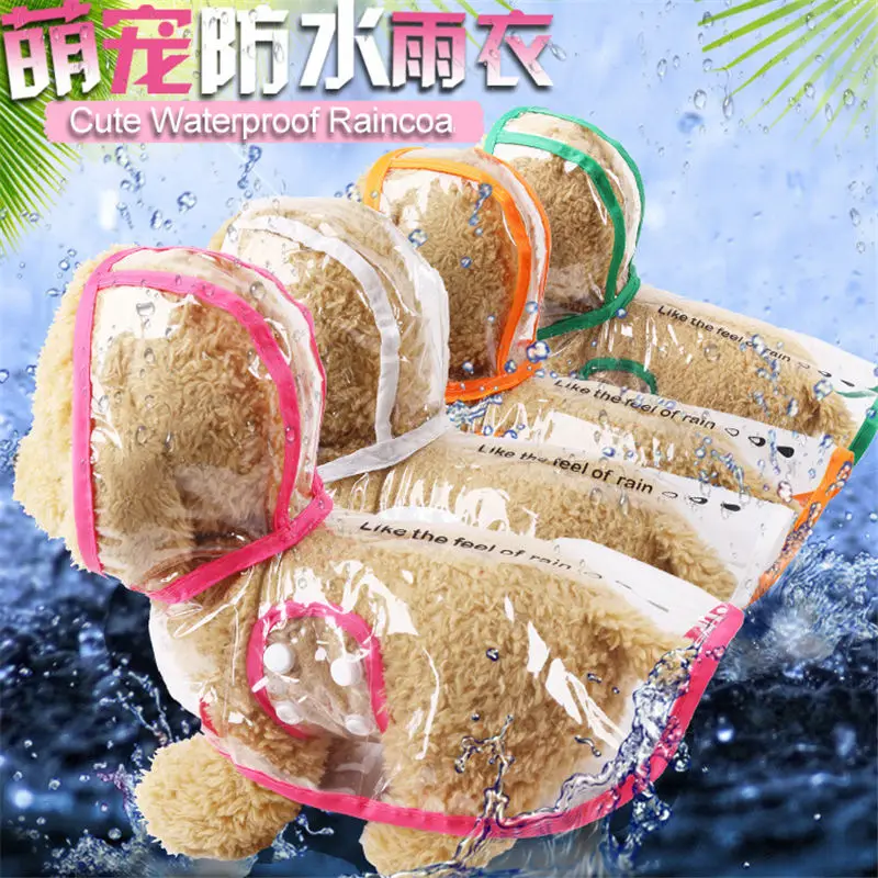 YODE Pet дождевик собака плащ Одежда для животных прозрачный свет одежда