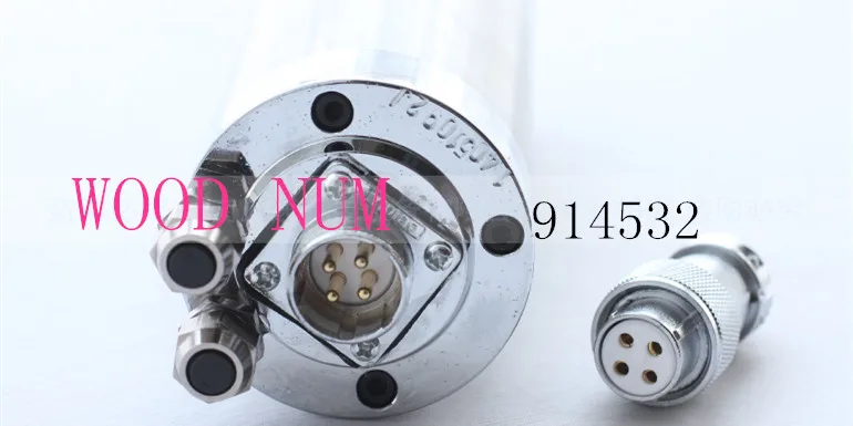 0.8KW мотор шпинделя ER11 AC220V с водяным охлаждением 800 Вт водяное охлаждение cnc 65*158