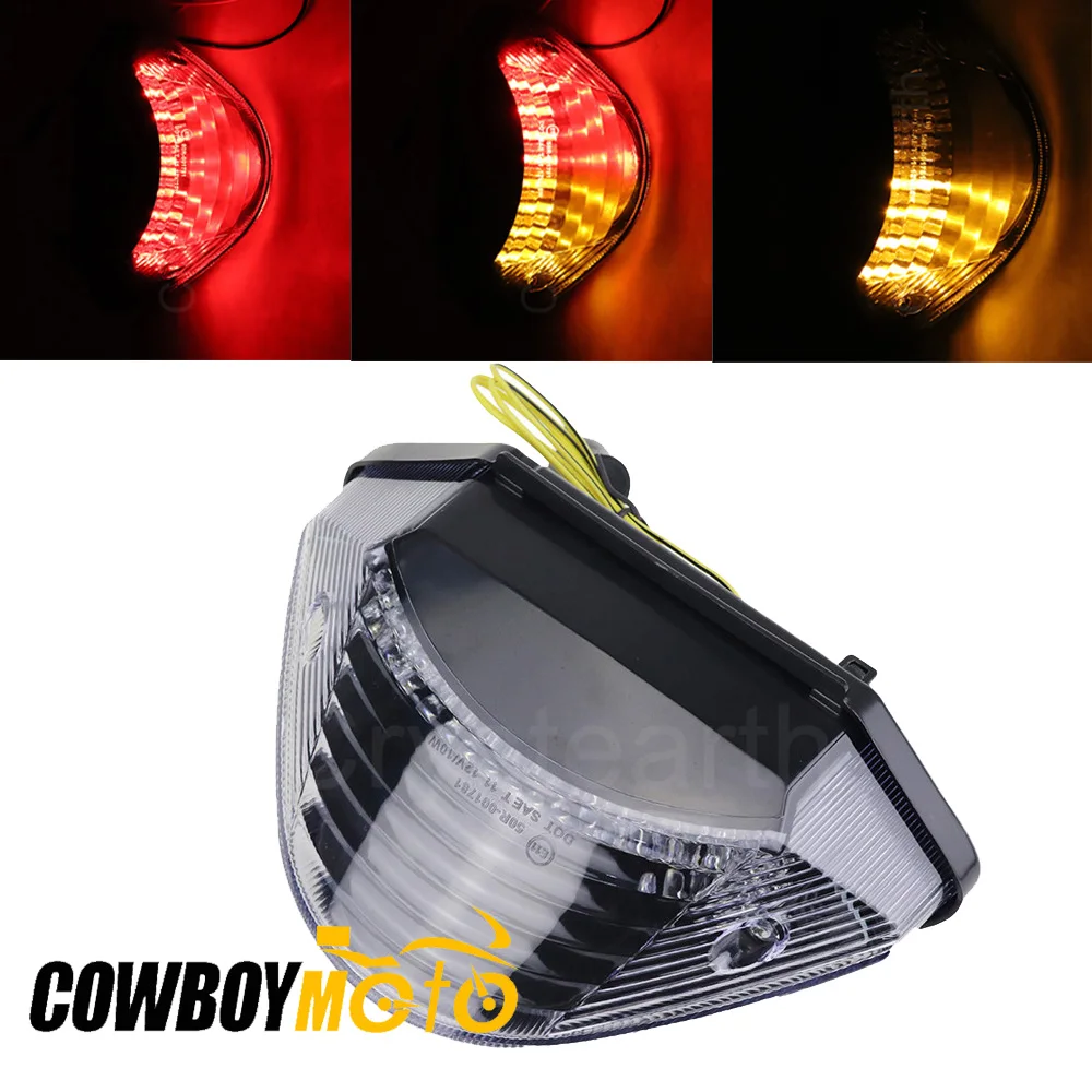 

Motorcycle Integrated LED Turn Signals Rear Tail Brake Light For Honda CB600F 2002-2007 CB600 CB599 HORNET 2003 2004 2005 2006