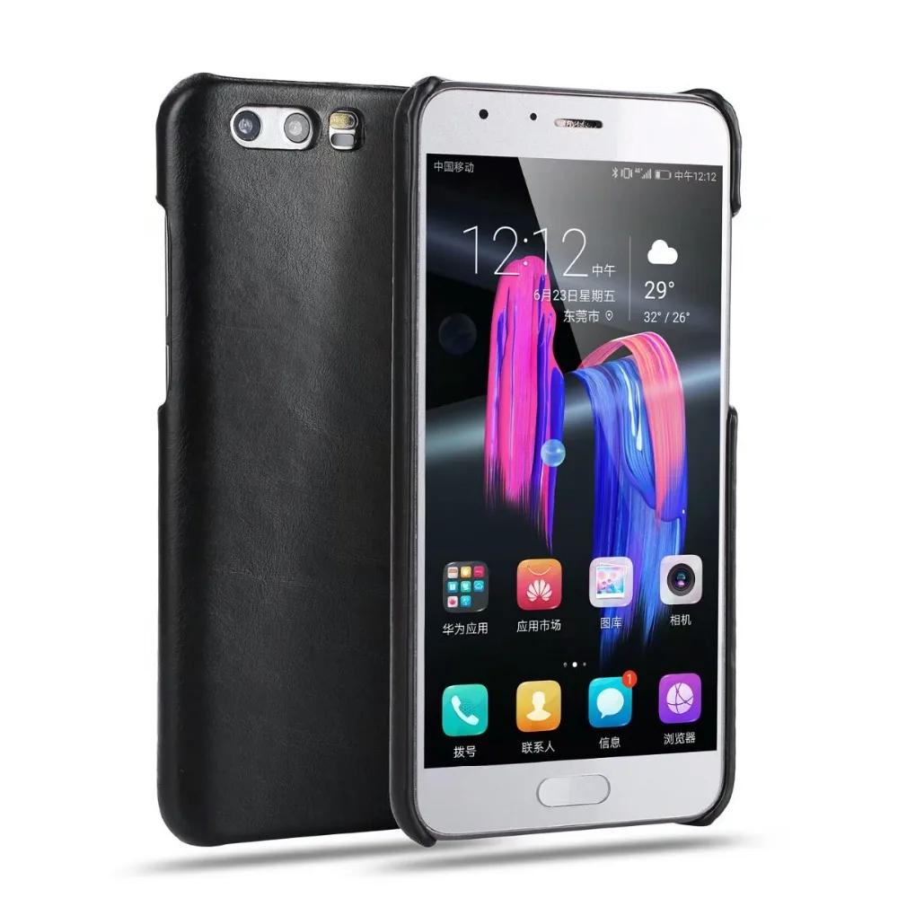 Ультра тонкий Honor 9 чехол из натуральной кожи в стиле ретро телефон чехлы для Huawei
