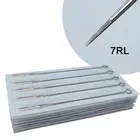 50 шт.кор. 1007RL одноразовые стерильные 316 нержавеющая сталь Круглый лайнер иглы татуировки для стандартных роторных татуировочных машинок и ручек