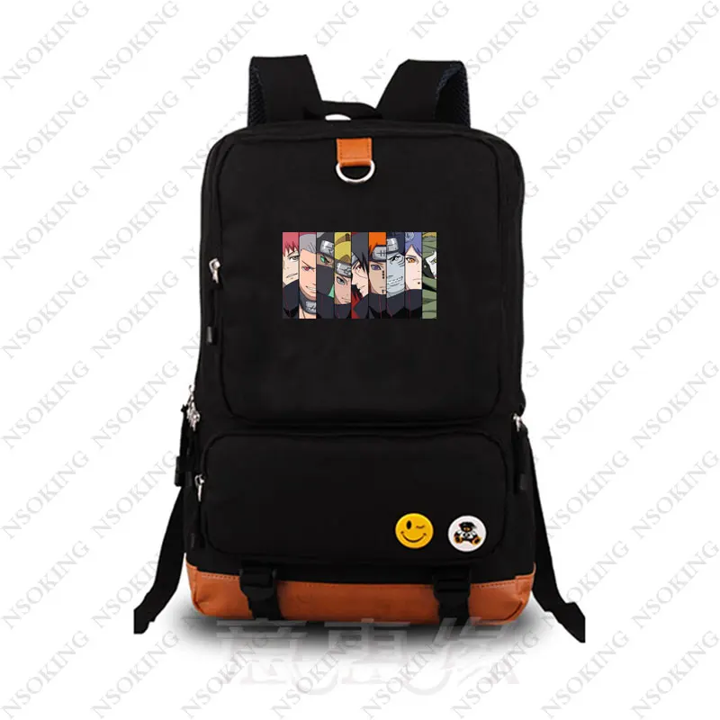 Наруто рюкзак школьный рюкзак японский аниме Учиха Саске Bookbag Uzumaki Наруто косплей рюкзак сумка на плечо - Цвет: 010