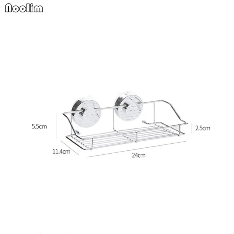 Настенный вакуумный органайзер для ванной комнаты из нержавеющей стали|organizer