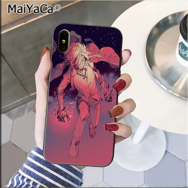 MaiYaCa японское аниме bungou бродячие собаки Dazai Osamu чехол для телефона для iPhone 11 pro max 8 7 6 6S Plus 5 5S SE XR X XS MAX - Цвет: 8