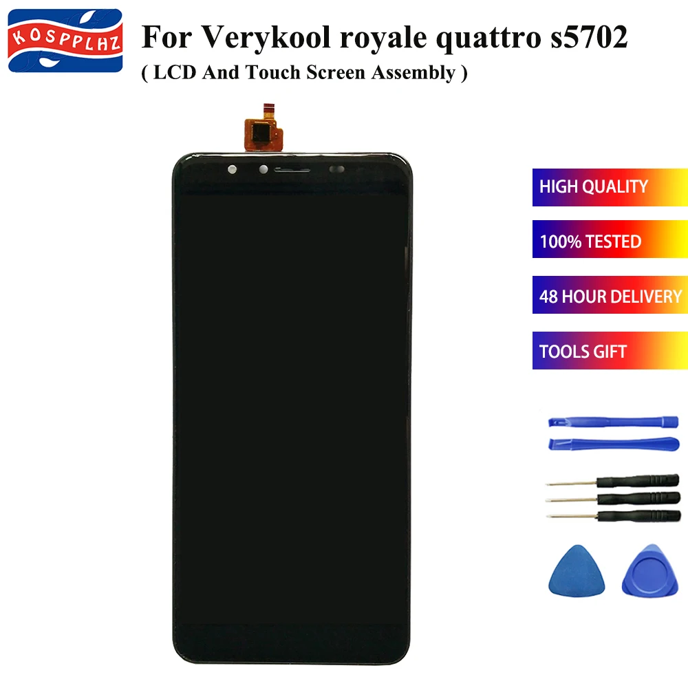 KOSPPLHZ Новый 5 7 ''для verykool royale quattro s5702 ЖК-дисплей + 1440x720 кодирующий