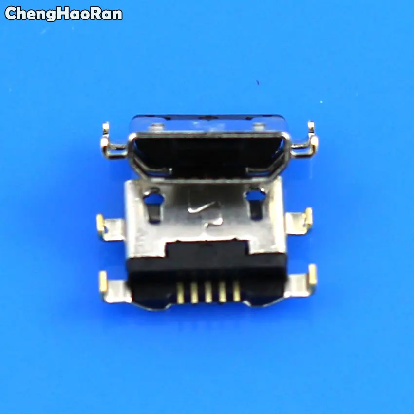 ChengHaoRan 10 шт. Micro USB 5pin B Тип гнездовой разъем для HuaWei Lenovo Phone 5 pin зарядки|Шлейфы
