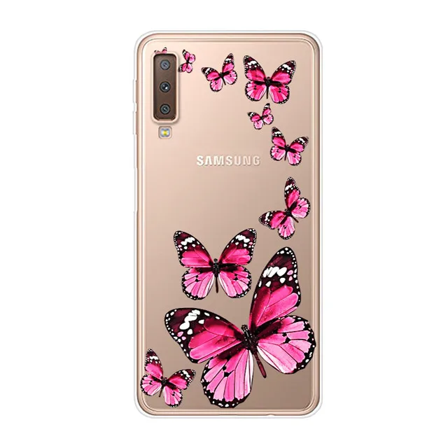 61 6,0 ''для samsung A7 чехол A750F Силиконовый ТПУ мягкий чехол для Para samsung Galaxy A7 чехол пейзаж Fundas A 7 7A Coque - Цвет: 61