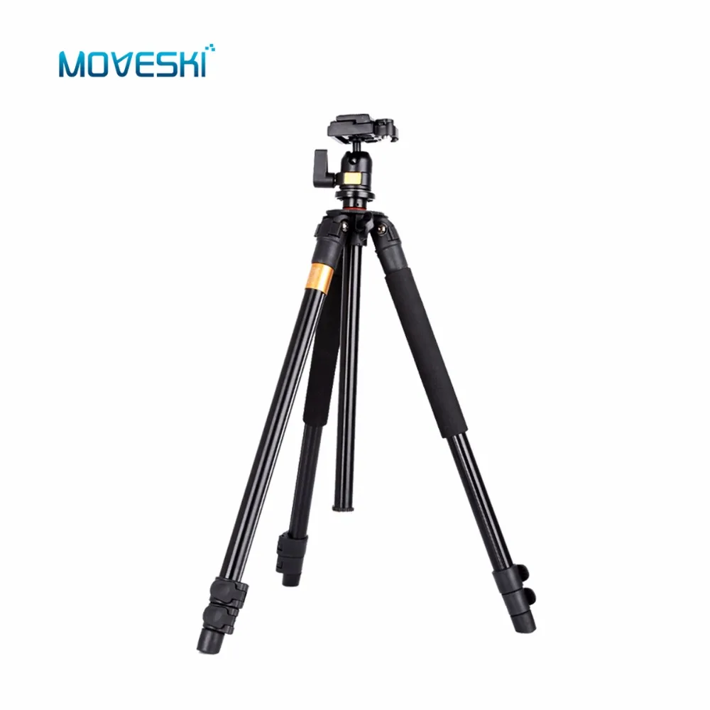 

Moveski Q308 Professional Photographic Portable Mini Tripod For Camera With Aluminum Alloy Tripods For Gopro Accessories