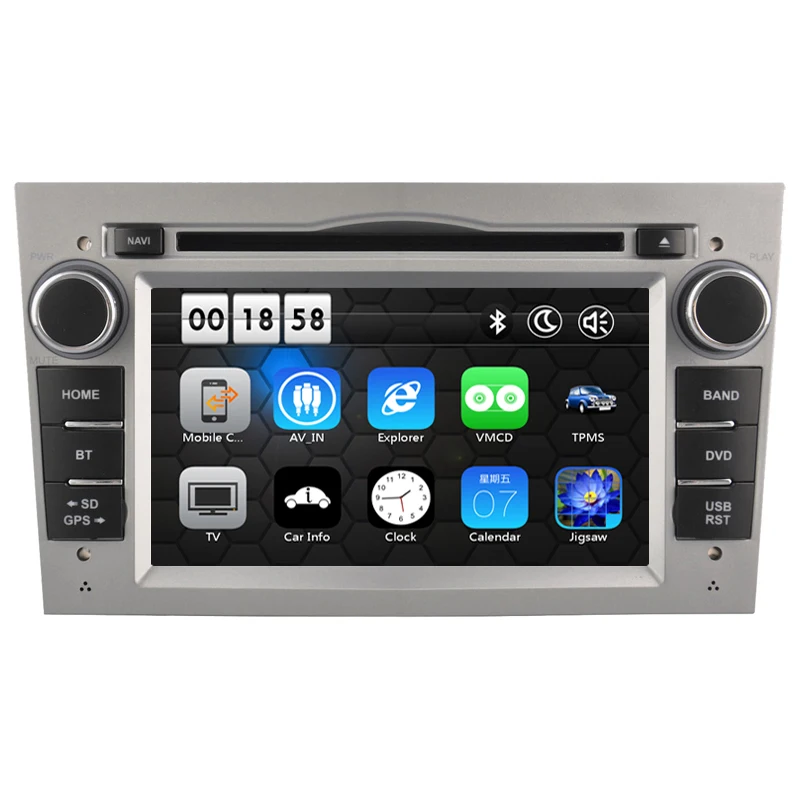 Автомобильный DVD плеер с 7 дюймовым сенсорным экраном и GPS системой для Opel Corsa Astra