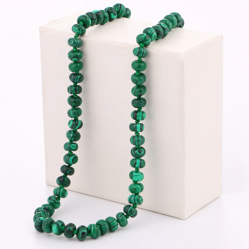 100% натуральный камень бирюзовый ручной работы башня агат бусины ожерелье из