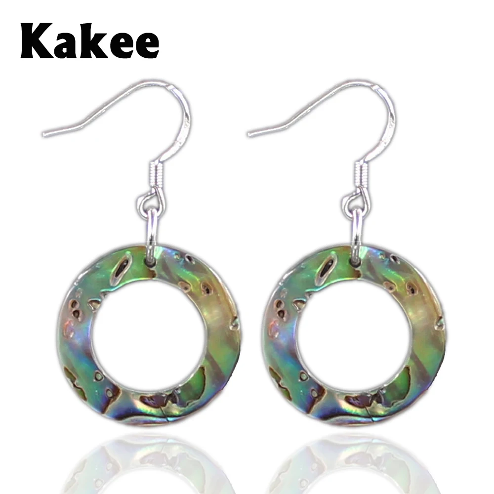 Kakee Natural Pearl Abalone Shell Handmade Round Small Bridal Earrings for Women Luxury Costume Statement Fashion Jewelry | Украшения и