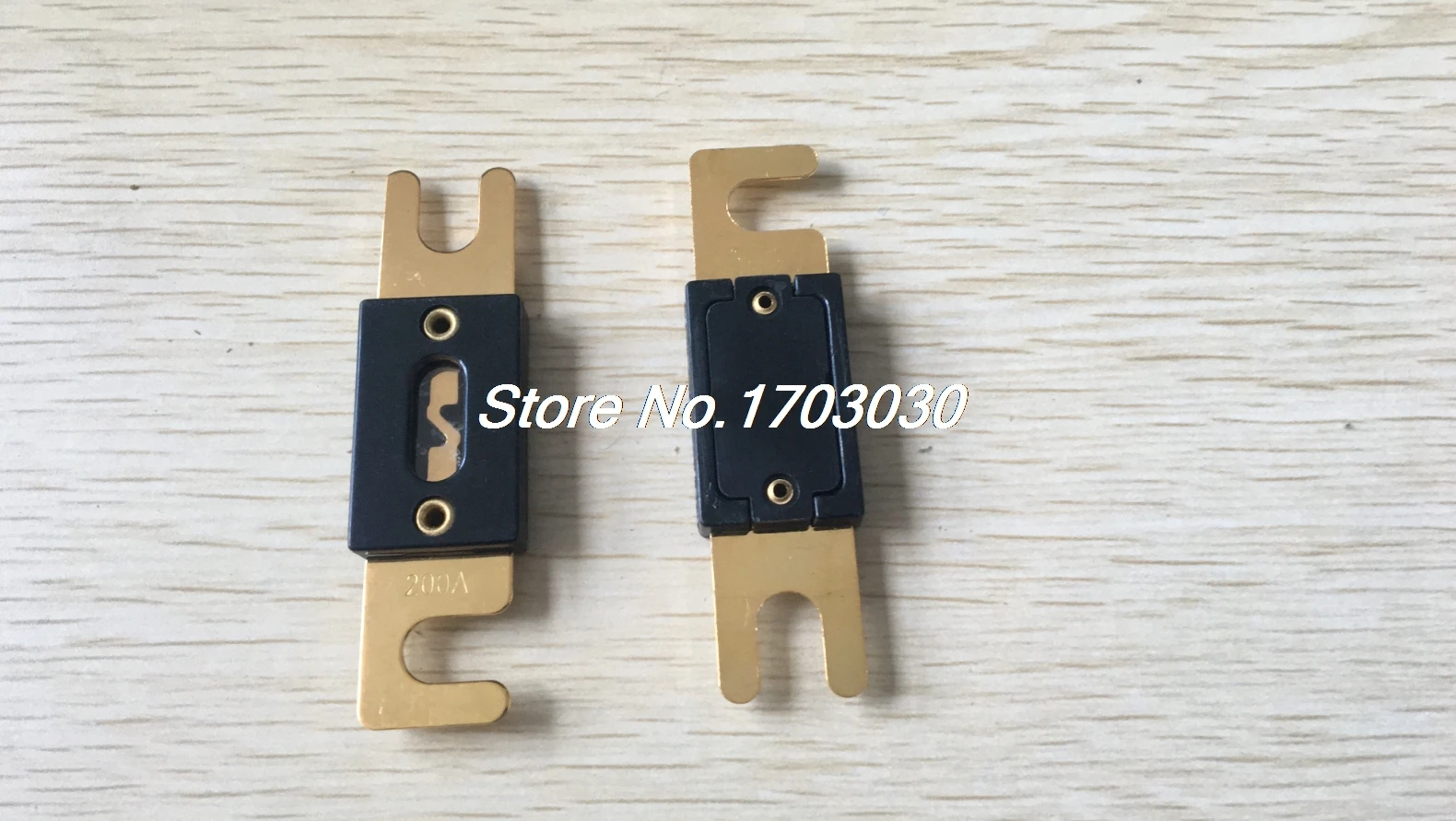

12 pcs Gold Plated Fuse 200A 200 AMP for Auto Car Boat Truck Audio 80x22mm