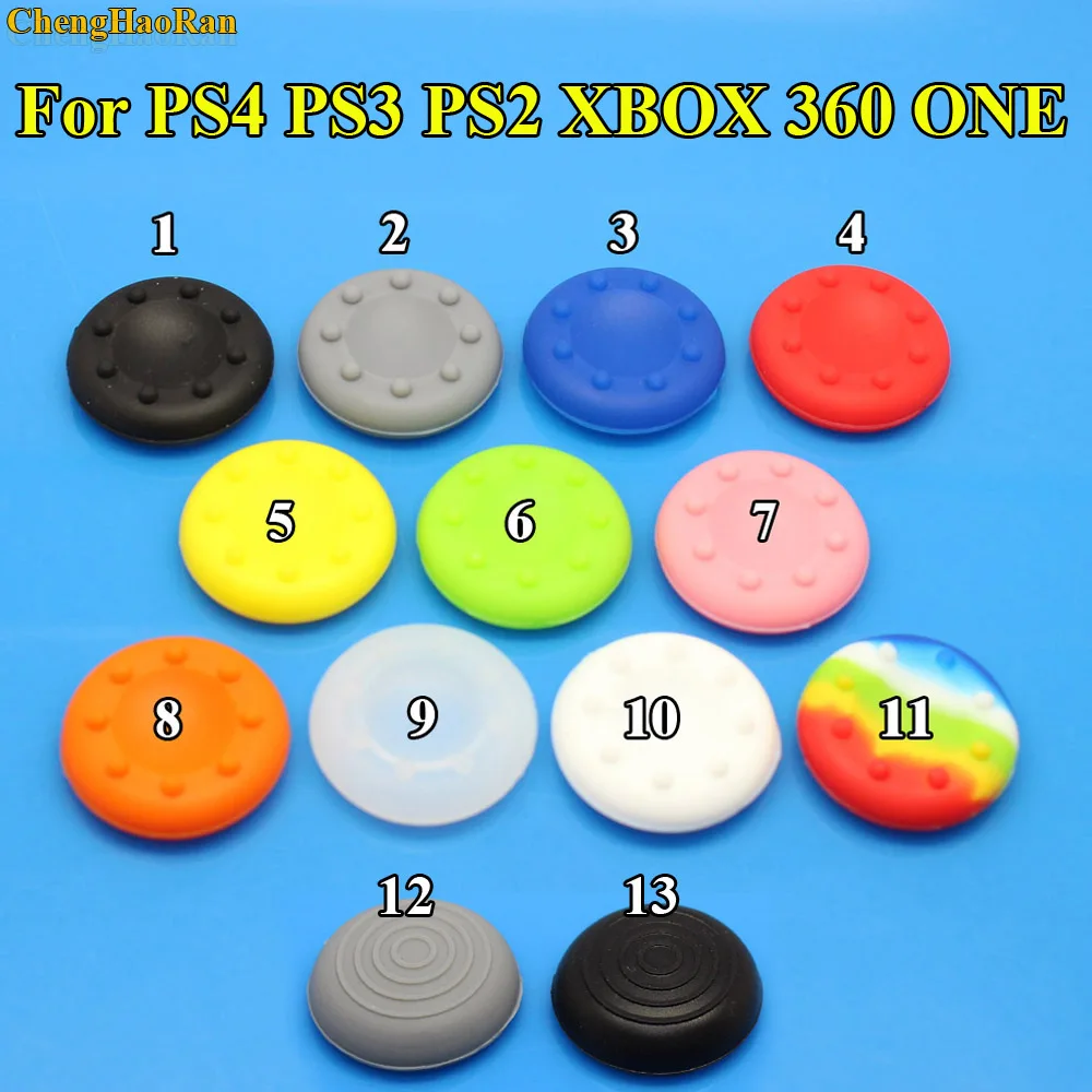 2 шт. резиновые силиконовые колпачки для контроллера PS4 PS3 PS2 XBOX 360 ONE|Запасные