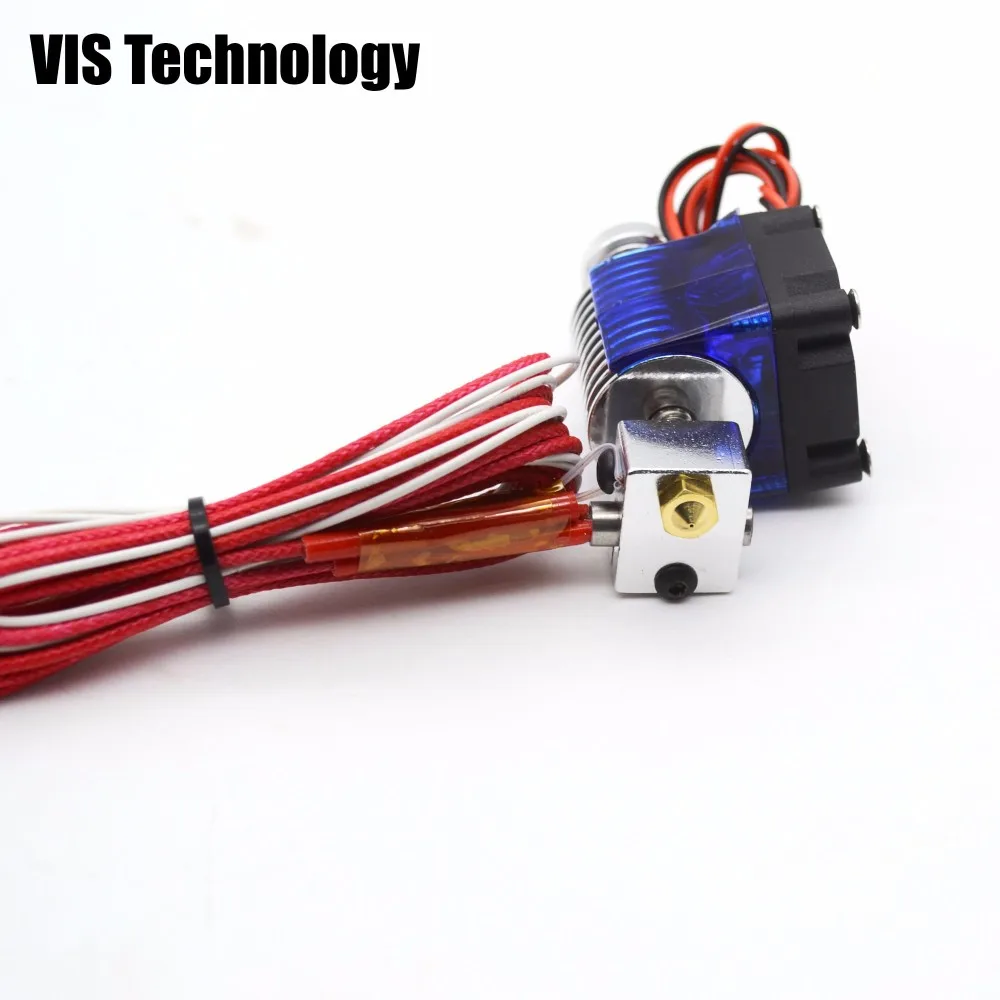 V6 короткое расстояние j-глава hotend для 1.75 мм Уэйд экструдер с охлаждающим вентилятором для RepRap 3D-принтеры
