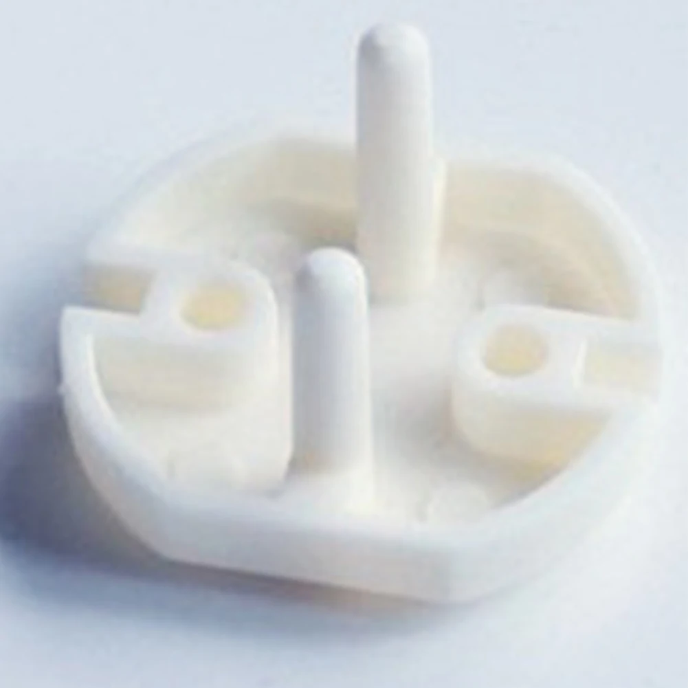 Enchufes el&eacute;ctricos de seguridad para ni&ntilde;os, tapas protectoras de salida el&eacute;ctrica, 2 enchufes de la UE, 2 agujeros, 10 piezas-0