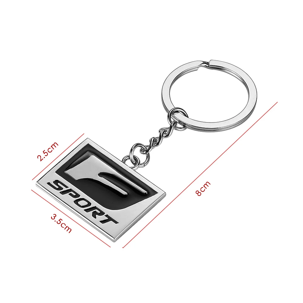 Металлический F спортивный эмблема значки логотип автомобильный брелок