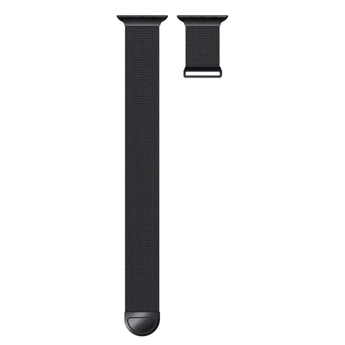 black Комплект из двух предметов ремешок для часов, Миланская петля, ремешок для apple watch band 44 мм 40 мм, 42 мм, 38 мм, версия наручных часов iwatch, браслет, 5/4/3/21 в едином положении во время занятий легкой атлетикой, магнитная застежка - Цвет ремешка: black