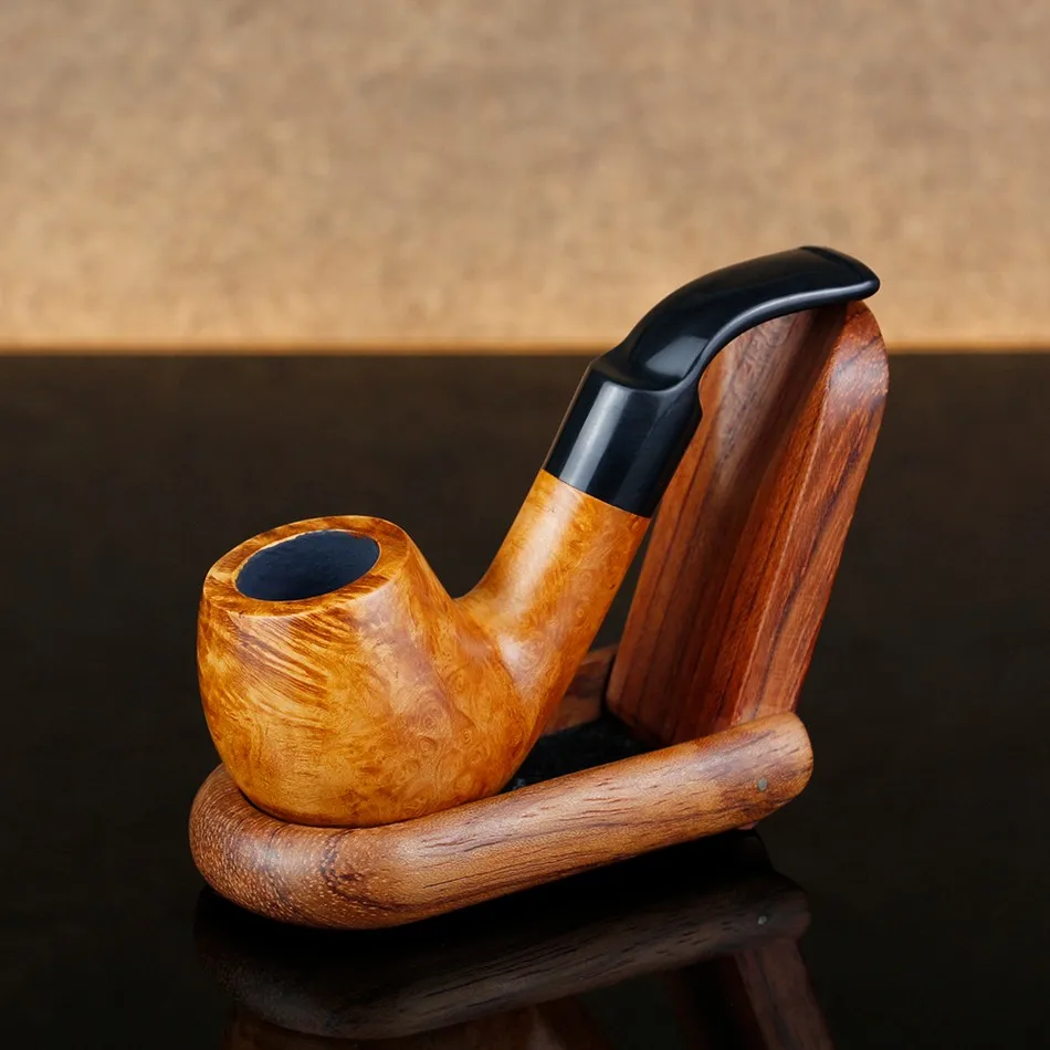 Классическая Мини-курительная трубка Briar 9 мм фильтр табачная трубка Briar деревянная труба бесплатные инструменты подарочный набор случайный Выгравированный набор труб Briar - Цвет: SS-8650H