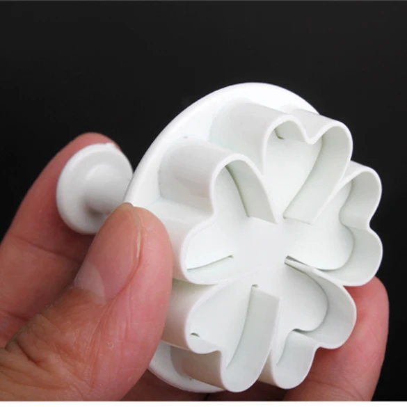 Комплект из 3 предметов в форме сердца Тип 5 лепестков ножики для разрезки торта