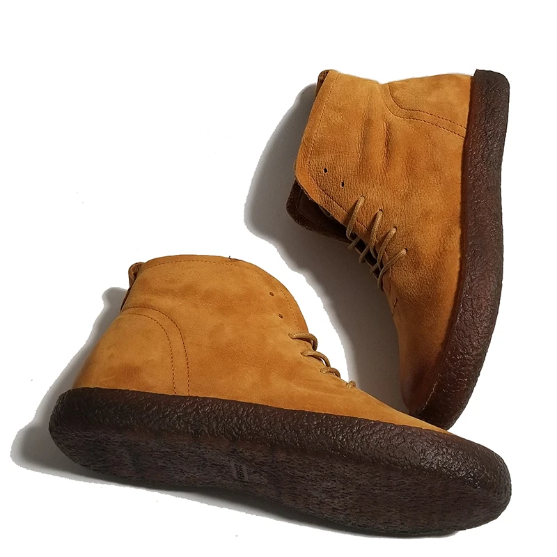 Женские ботильоны из натуральной кожи на шнуровке в стиле ретро|boots winter|boots women