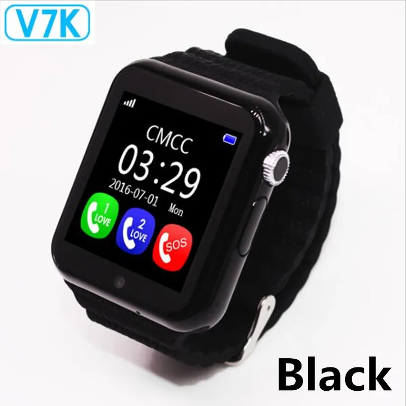 Оригинальные Смарт-часы V7K с GPS Bluetooth для мальчиков и девочек Apple Android поддержка