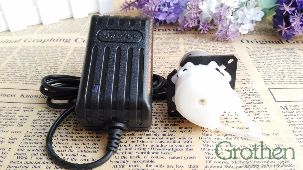 Дозирующий насос 12 В дозирующий перистальтический для аквариума лабораторная