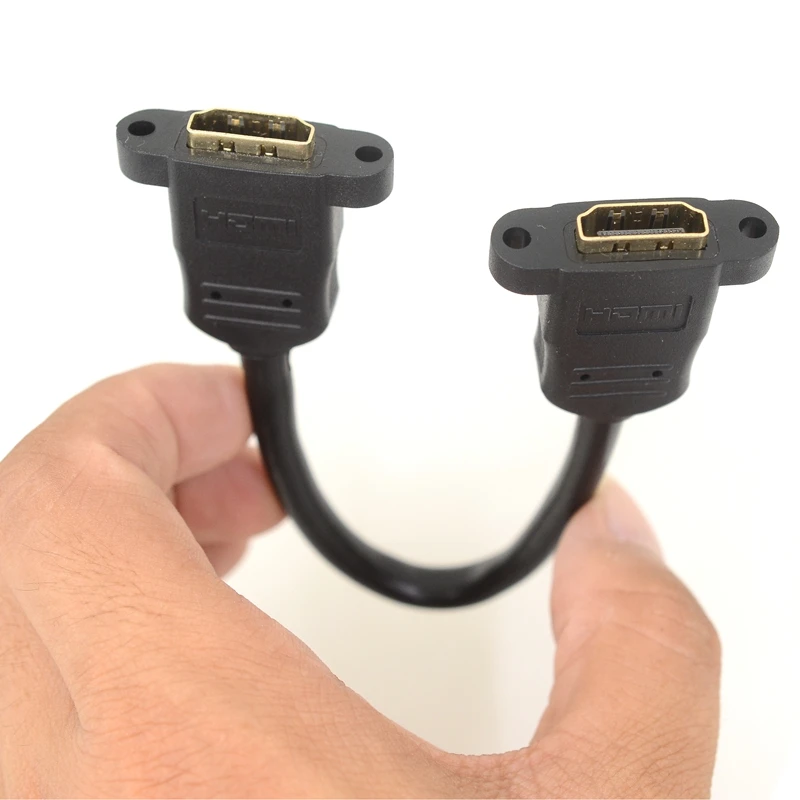 15 см HDMI 1 4 гнездовой к гнезду панельный настенный штекер с винтовым отверстием